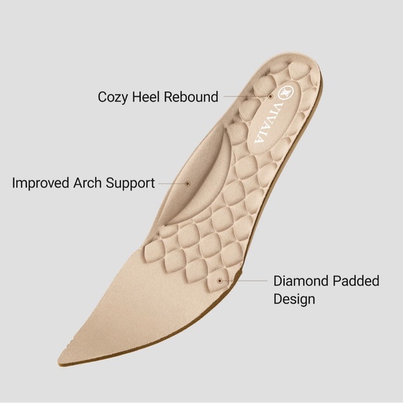 Tracy Pro Vivaia Pointed Toe Block Heels in Nude Peach - Picture 4 of 8